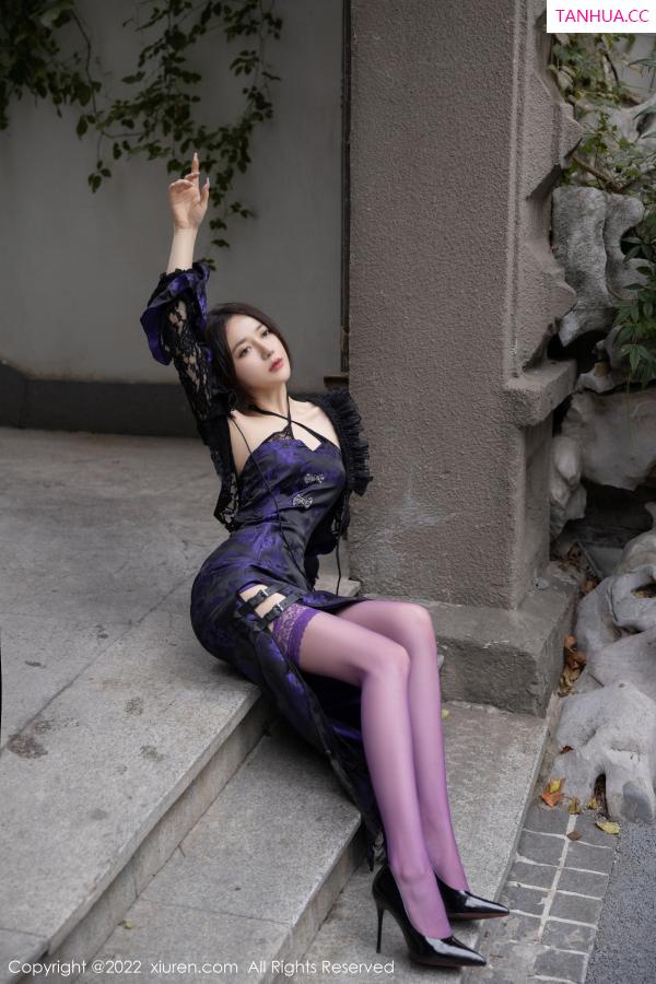 鱼子酱fish  [XiuRen]高清写真图 2022.12.30 No.6074 鱼子酱Fish 丝袜美腿第5张图片